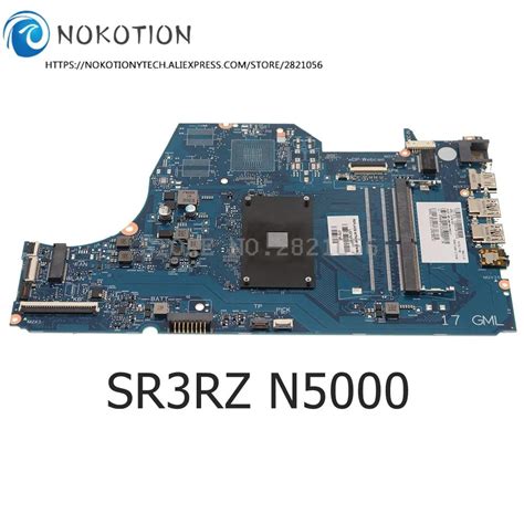 NOKOTION For HP Pavilion 17 BY Laptop Motherboard SR3RZ N5000 CPU