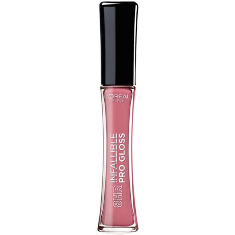 LOréal Paris Infallible Pro Gloss 8HR Longwear Hydrating Lip Gloss in Nude Petal High Shine