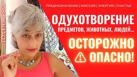 Осторожно ⚠️ ОПАСНО! ОДУХОТВОРЕНИЕ... предметов, животных, людей ...