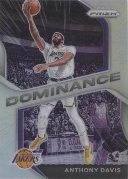 2020 21 Panini Prizm Dominance Silver Prizm 1 Anthony Davis For Sale