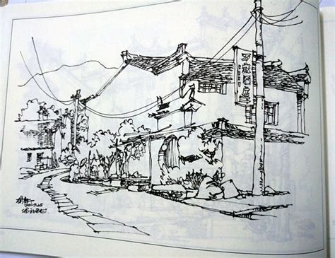 素描写生 建筑素描写生 风景 伤感说说吧