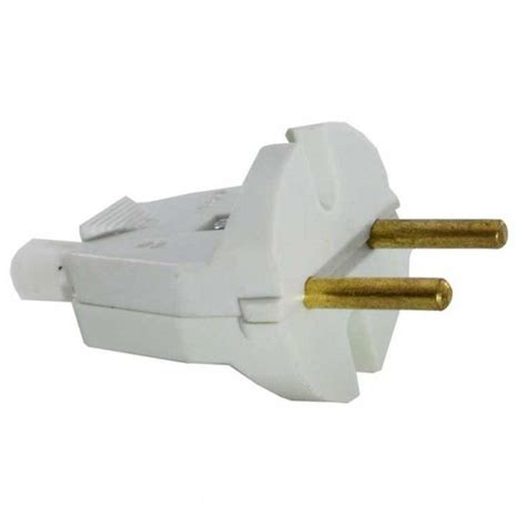 Вилка штепсельная В6-004 без з/к БЕЛАЯ - купить с доставкой по выгодным ...