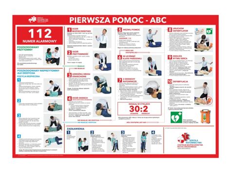 PLAKAT PIERWSZA POMOC ABC EDYCJA 2023 Centrum BRD Medicshop Pl