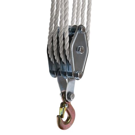 Block And Tackle Pulley System Rope Hoist Pulley