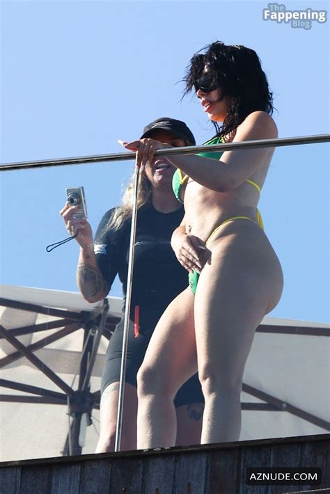 Kali Uchis Sexy Spotted Showing Off Her Amazing Body Wearing A Hot Bikini At The Beach In Rio