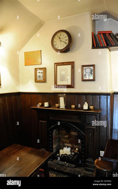 The Eagle And Child Pub In St Giles Oxford Interior View Stock Photo