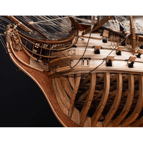 Maquette Bateau Bois Occre Hms Victory Edition Limit E