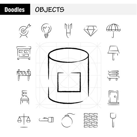 Objects Hand Drawn Icon Pack For Designers And Developers Icons Of