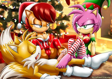 Post 1773437 Amy Rose Christmas Palcomix Sally Acorn Sonic Team Tails