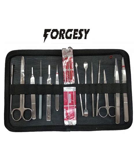 Forgesy Surgical Stainless Steel Dissection Kit Silver Buy Forgesy