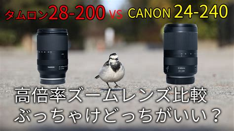 Canon Rf24 240mmをタムロン28 200mmと比較レビュー 渋たかブログ