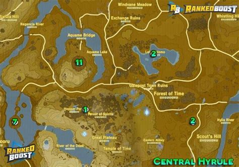 Zelda Breath Of The Wild Boss Locations Guide Hidden Mini Bosses