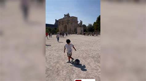 This is how Mateo, Messi's son, who is only 5 years old, plays football ...