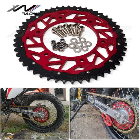 520 Dirt Bike Rear Chain Sprocket Steel Aluminium 45T 52T Honda CRF150L