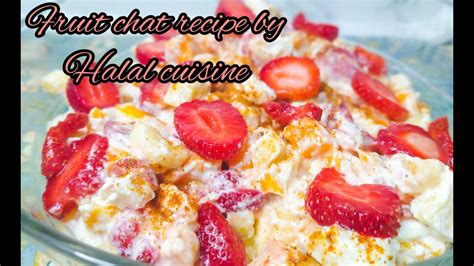 Cream Fruit Chaat Iftar Special Easy Simple Recipe Youtube