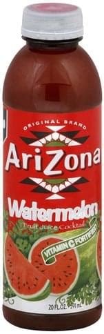 Arizona Watermelon Fruit Juice Cocktail 20 Oz Nutrition Information