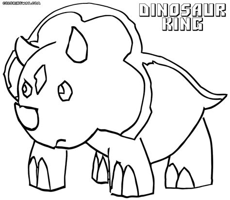 The Dinosaur King Coloring Pages Coloring Home