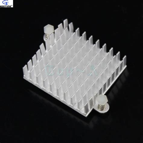 Gdstime 10 Pcs Lot Silver Aluminum Heatsink 43x40x11mm Heat Sink