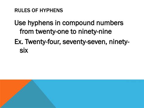 Hyphens Grammar Station Ppt Download