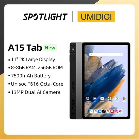 world premiere umidigi  tab android  smart tablet  gb ram gb