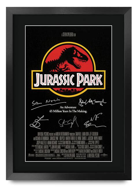 Buy Hwc Trading A Fr Jurassic Park Movie The Cast Signed Gift Framed