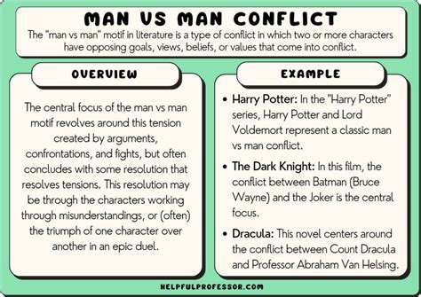 types  conflict  literature  martin green blog