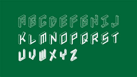 isometric font family  fonts