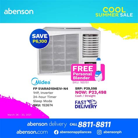 Abenson – Cool at Home Aircon Deals | Manila On Sale