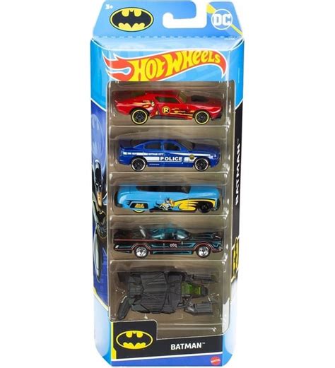 Hot Wheels 5 Li Araba Seti Batman 01806 HLY68