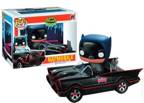 Pop Rides Batman 66 Batmobile Vinyl Figure 2014 Funko Comic Books