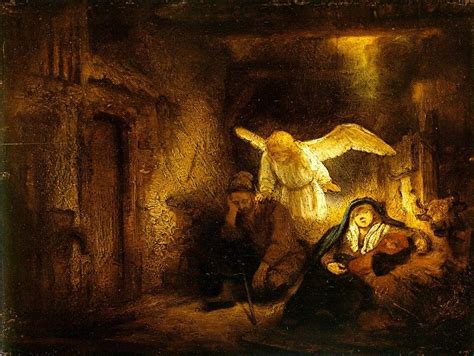 Joseph's dream Painting by Rembrandt - Pixels