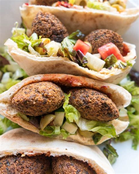 Falafel Pita Sandwich - Six Hungry Feet - Recipes - Vegan