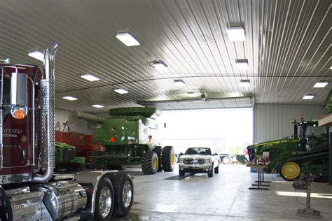 Morton Buildings farm shop interior in Freeland, Michigan. Farm ...