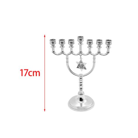 Семисвечник Менора (Минора) Ханукия Minota17-Star-Silver - купить по ...