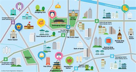 Seoul Map Tourist Attractions Artofit