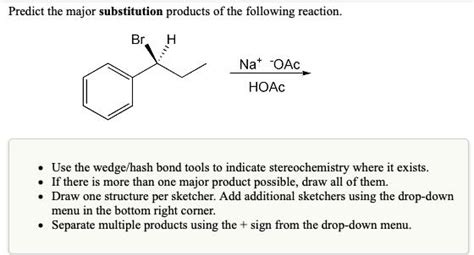 [Solved] Predict the major substitution products o | SolutionInn