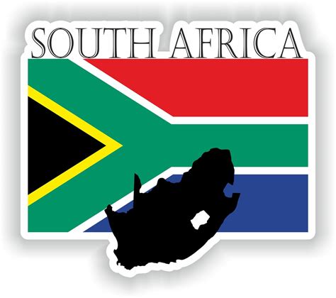 South Africa Sticker Flag Mf For Laptop Book Fridge Guitar Etsy