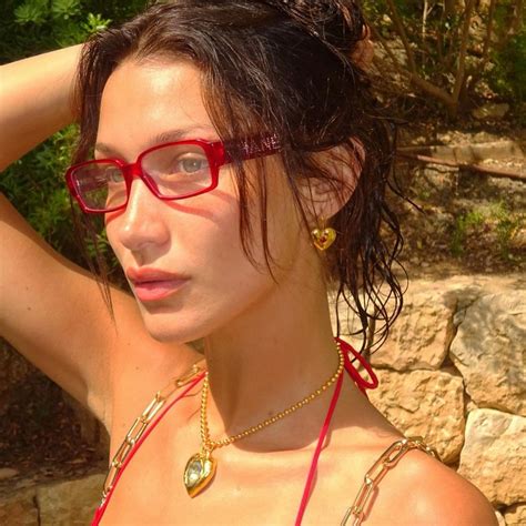 Bella Hadid See Through And Revealing Bikini 18 Photos Video The Fappening