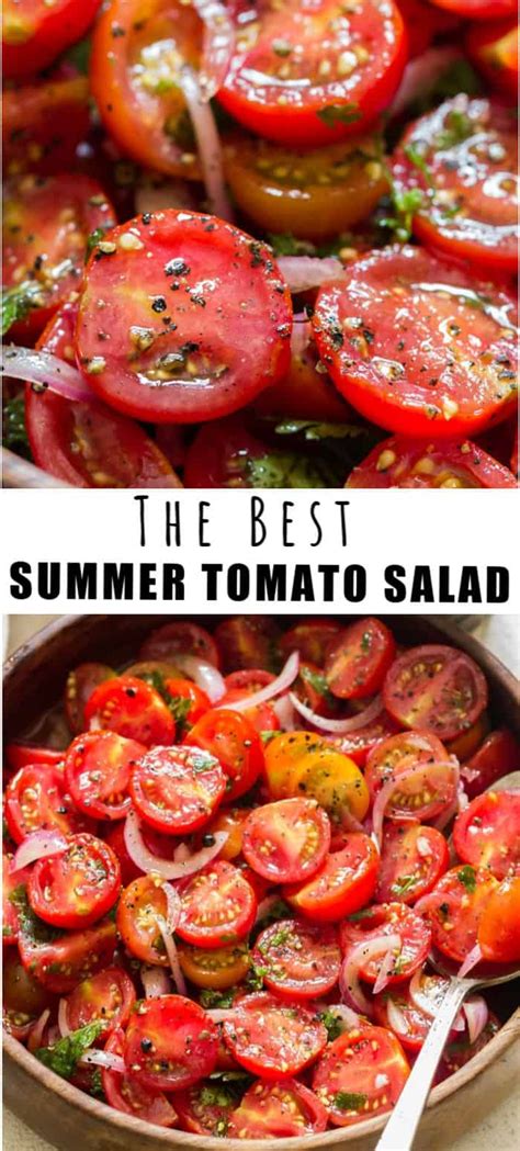 Summer Tomato Recipe, Fresh Tomato Recipes, Tomato Salad Recipes, Best
