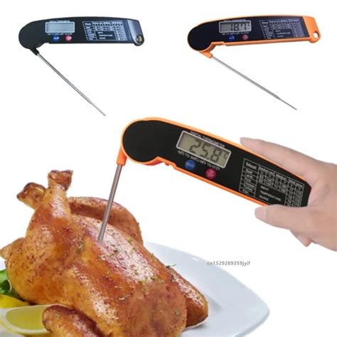 1pcs Digital Kitchen Food Thermometer For Meat Water Milk Cooking Probe Bbq Electronic Oven