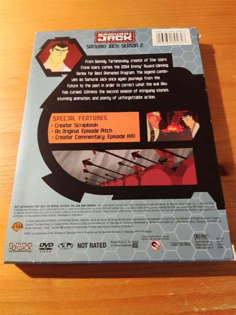 Samurai Jack Season 2 2 Dvds English Regional Code 1 Acheter Sur
