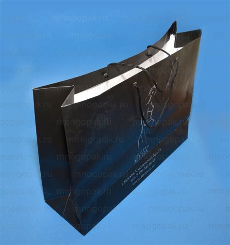 Бумажные пакеты для магазинов обуви и одежды от компании Многопак
