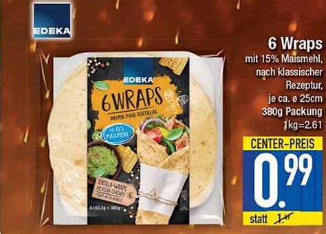 Edeka 6 Wraps Angebot Bei E Center 1prospekte De