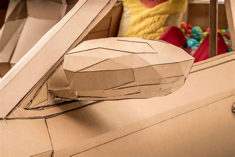 British Designer Liam Hopkins Creates A Full Sized Cardboard Car For