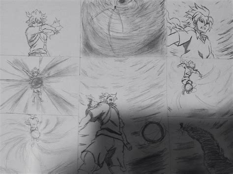 Hakuryu's white hurricane (2nd slide), really struggled in 4th part as