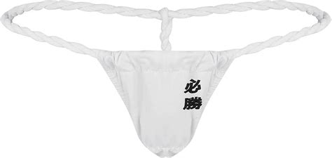 Buy Agoky Sexy Men S Low Rise Bulge Pouch Enhancing Bikini Briefs Micro G String Thong Sumo