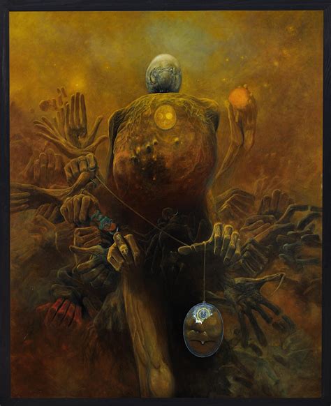 Zdzisław Beksiński Obraz Aa75 Bekspl
