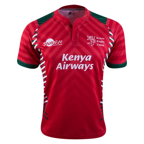 Kenya 20152016 Sevens Home Rugby Jersey World Rugby Shop