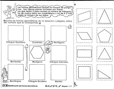 Identificación De Formas Geométricas 6to Grado Ejercicios De