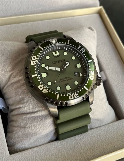 Bnew Authentic Citizen Promaster Diver Watch Bn X Eco Drive Army